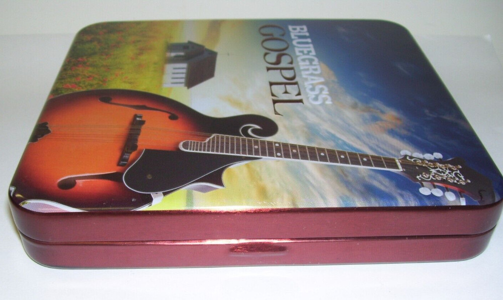 Blue Grass Gospel Tin Box Hinged