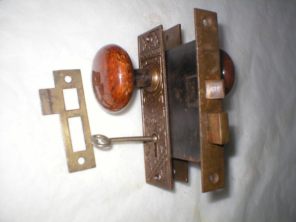 Antique Victorian Era Door Hardware