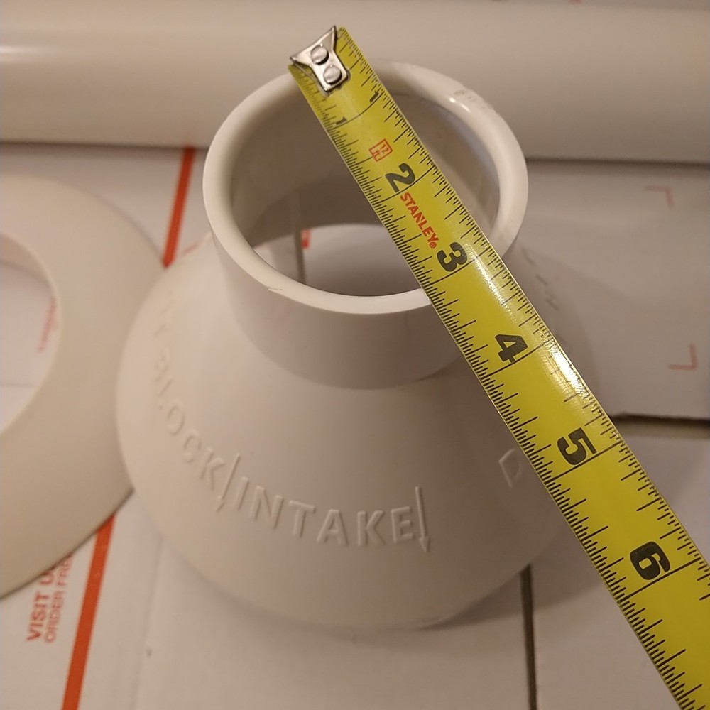 3-Inch Concentric Kit for Tankless Gas Water Heater, High Efficiency Furnaces, 7