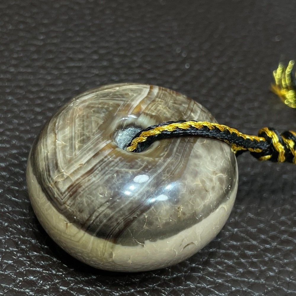 Tibetan Nepalese Himalayan Ancient agate Old Dzi Talisman eye Bead Amulet  2