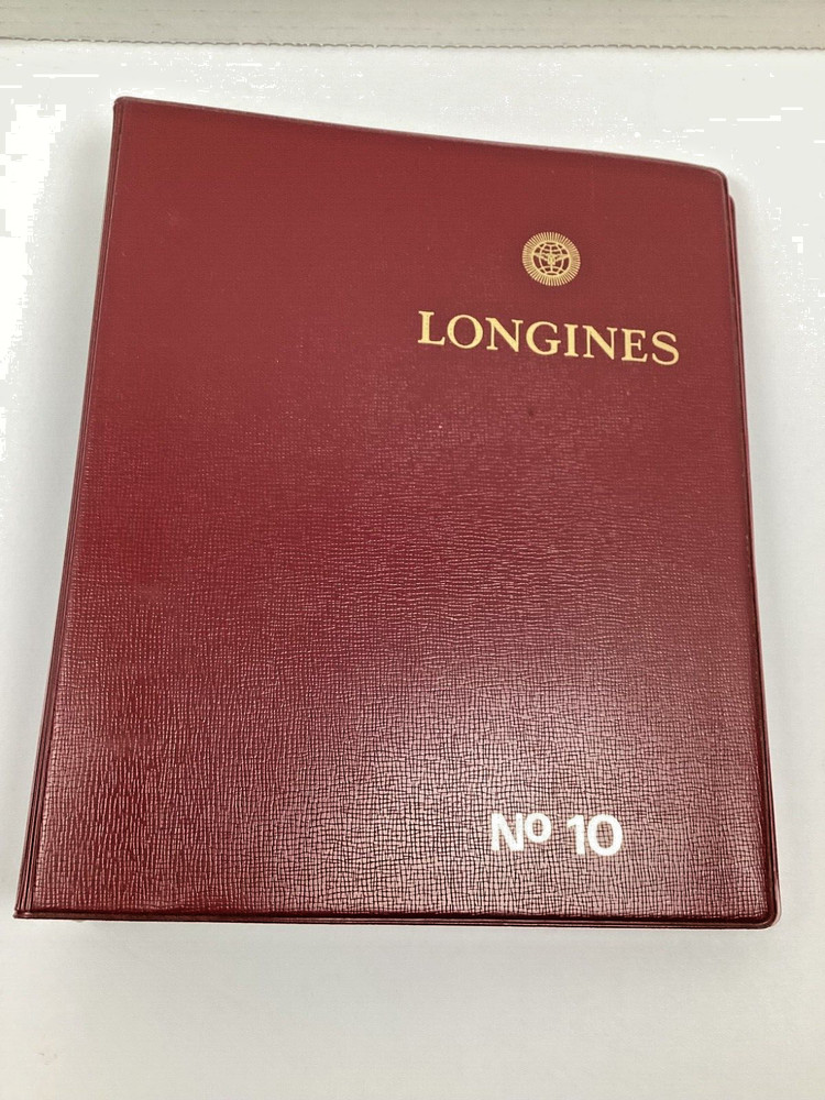 Longines #10 Technical Caliber Dictionary Parts Watch Technical Document