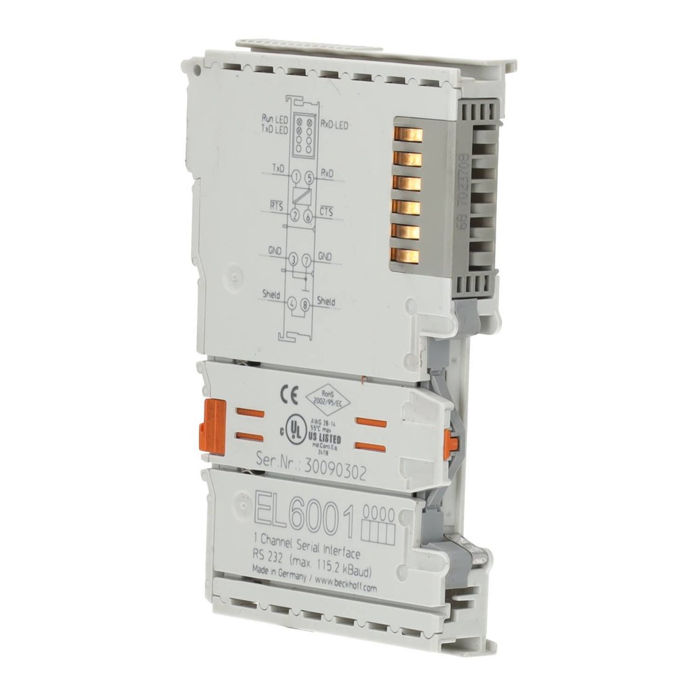 Beckhoff EL6001 EtherCAT Terminal, 1-Channel Communication Interface
