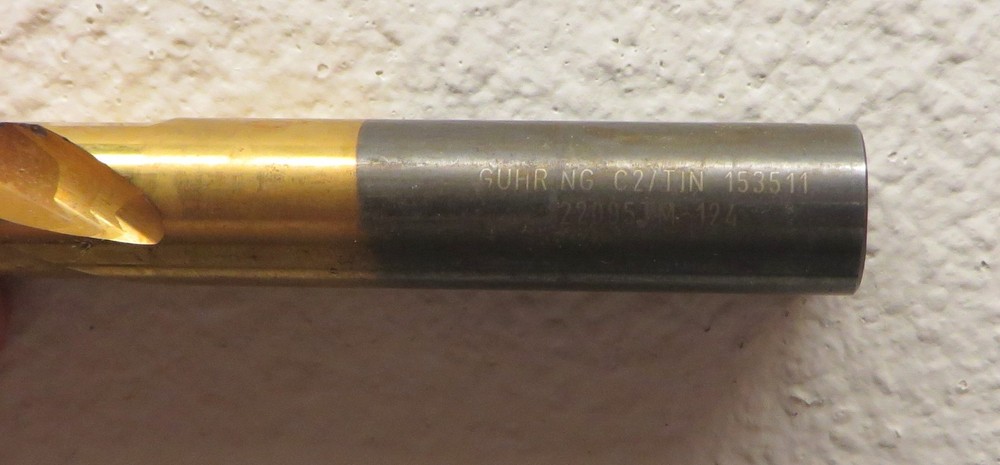 SOLID CARBIDE DRILL BIT (.6495 OR 16.5 MM ) GURHING CARBIDE DRILL BIT (UNUSED)