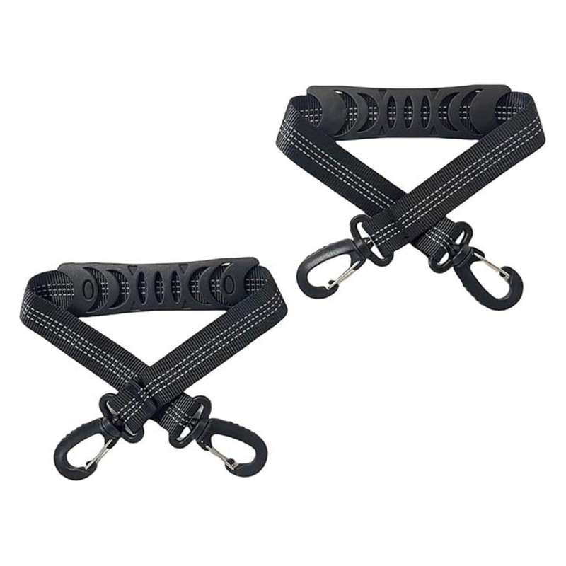 Adjustable Ski Boot Binding Straps for Easy Boot Organization Nylon Webbing 2pcs