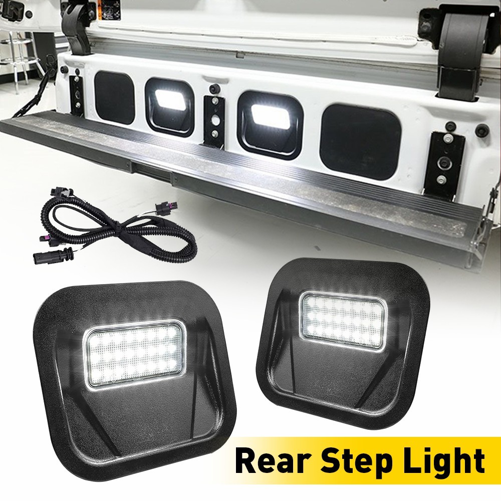 2x FOR 2019-2025 GMC Sierra Genuine GM MultiPro Tailgate Step Light 84347814 Y