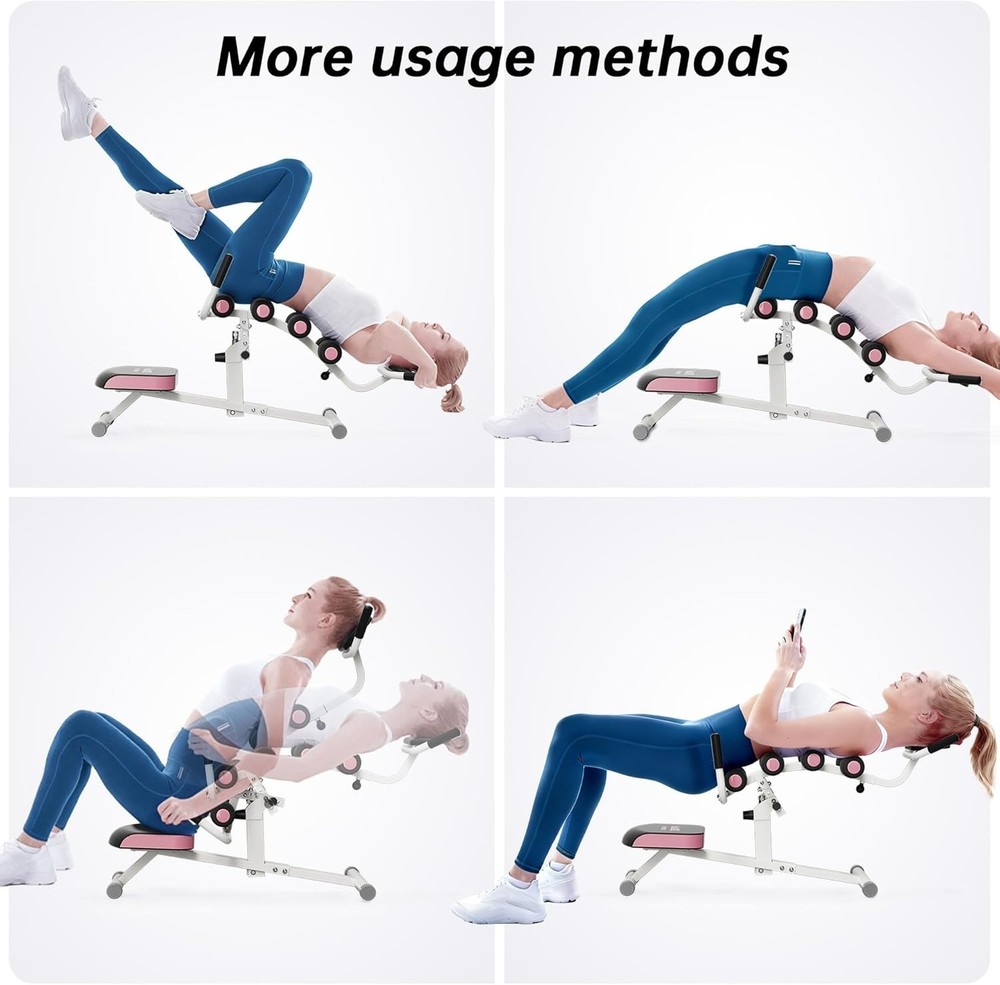 Inversion Table for Back Pain Relief - 350Lbs Capacity, Improve Posture and Spin