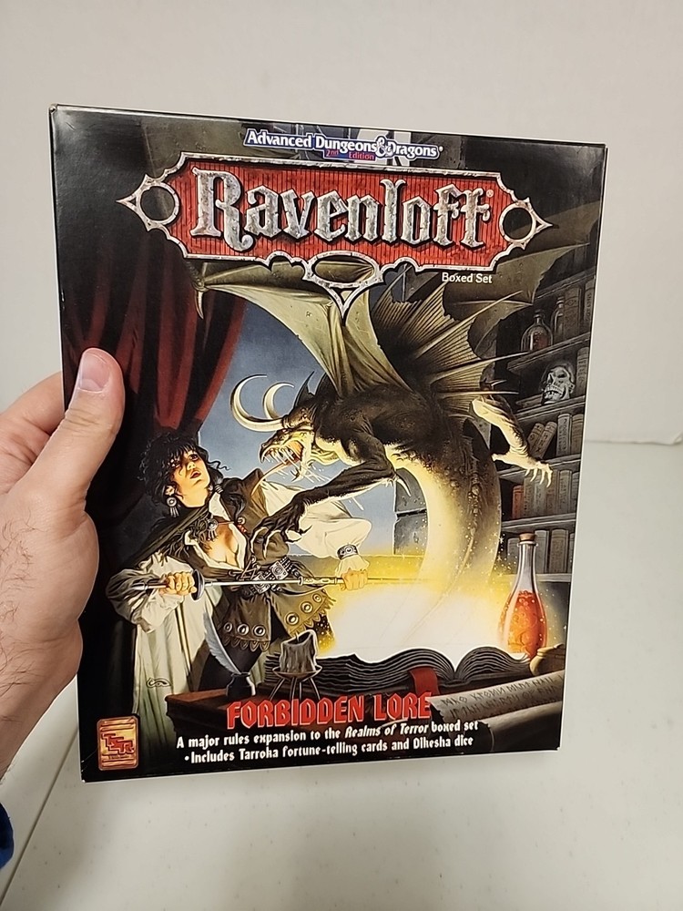 1992 TSR AD&D 1079 Ravenloft Forbidden Lore Complete Unused