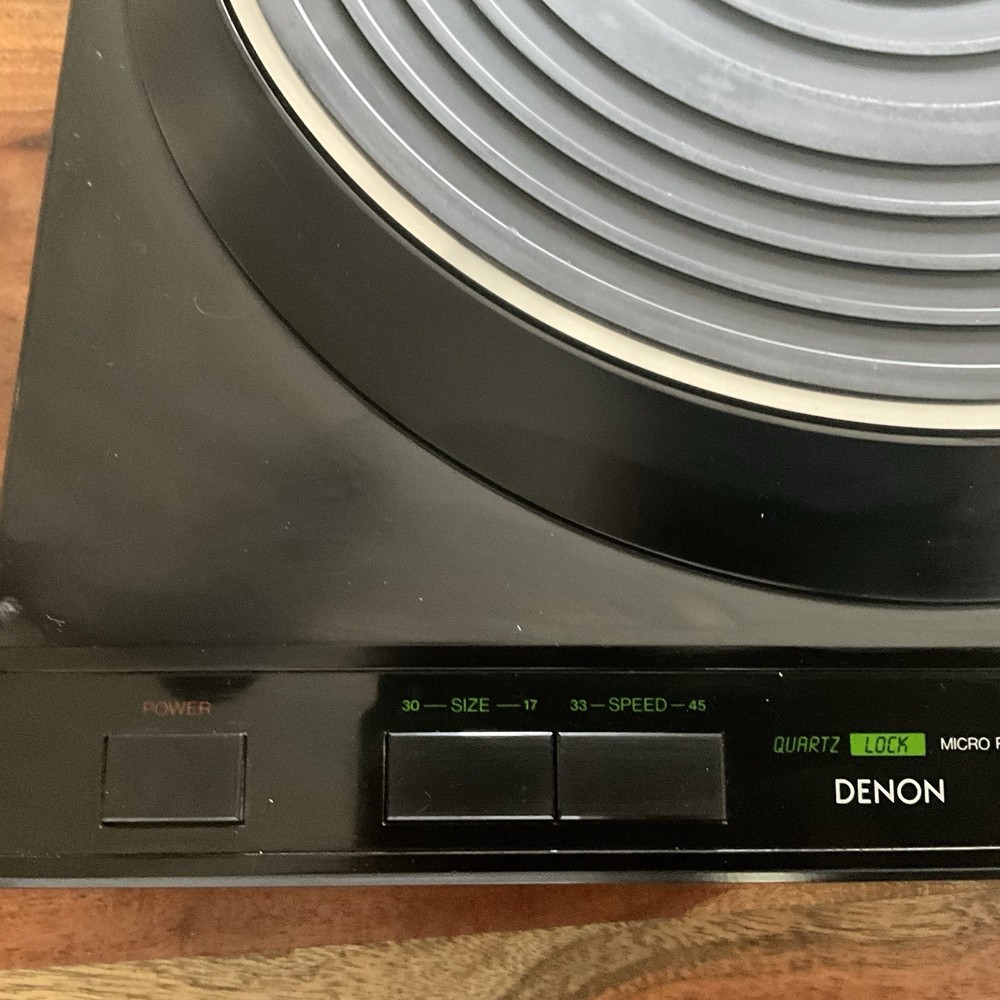 DENON DP-35F Fully Automatic Direct Drive Turntable Tested Works Great