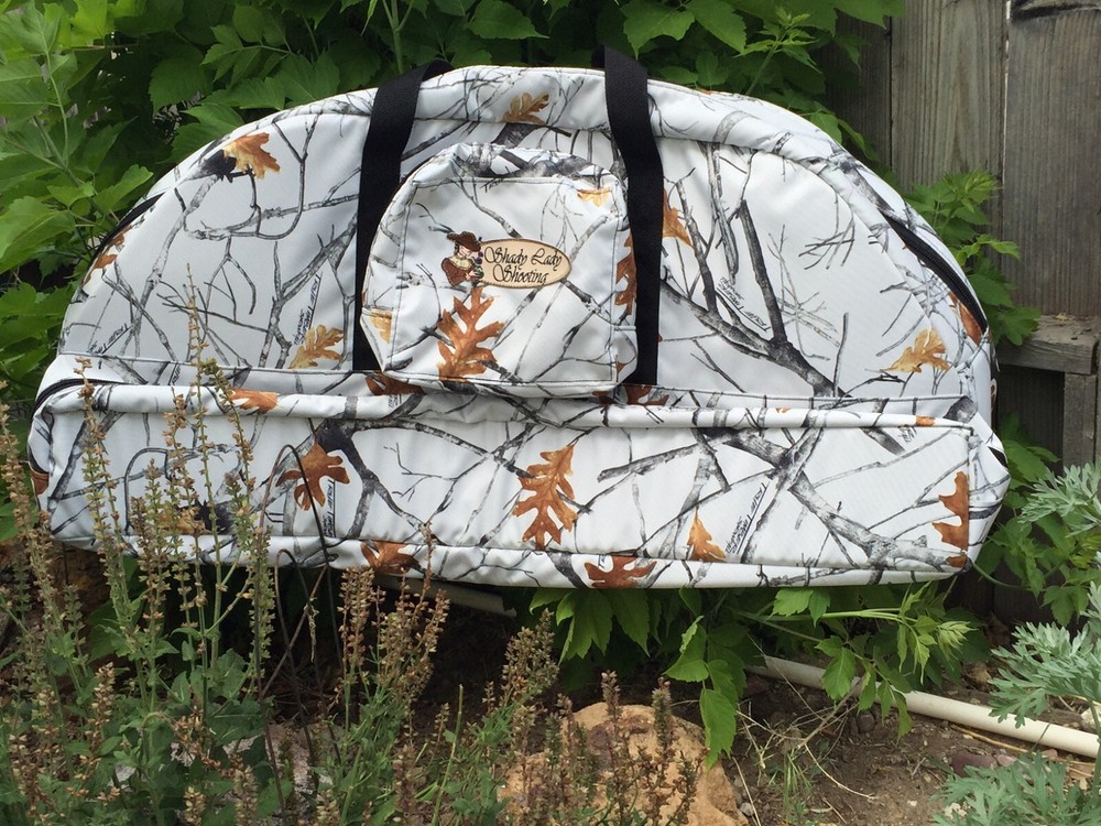 White Camo Youth Bow Case, Soft Side, Shady Lady Shooting