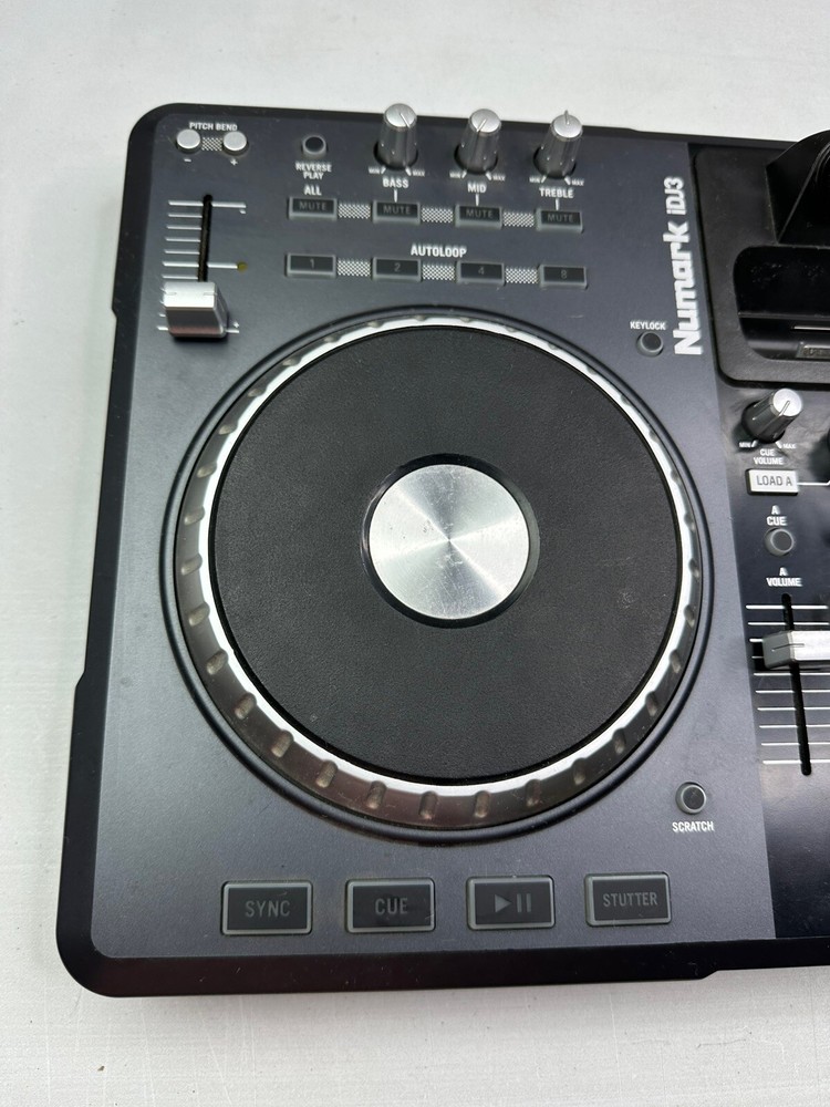 Numark DJ Controller iDJ3, USB iPod Dock Auto Loop Black Color, TESTED, No Cords