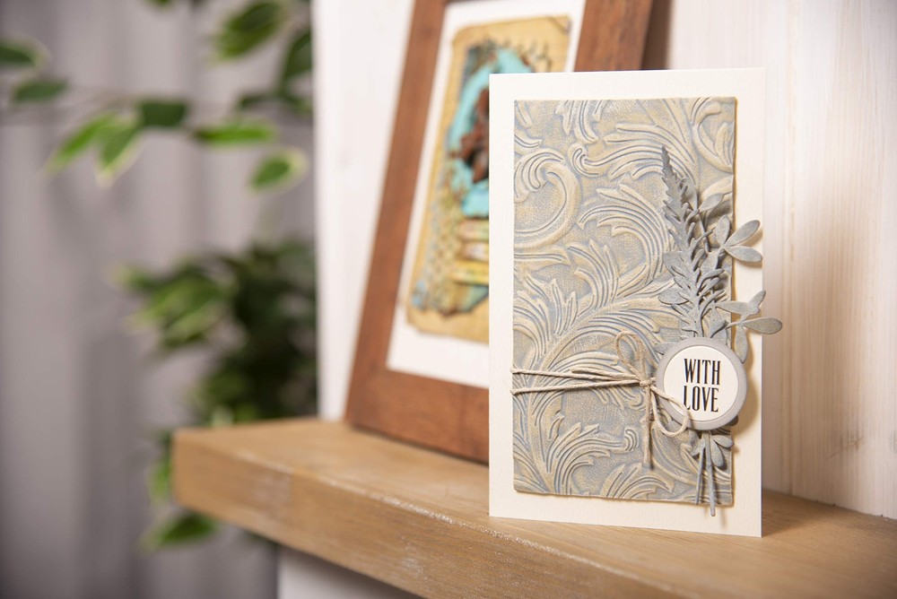 3-D Texture Fades Embossing Folder Multi Color