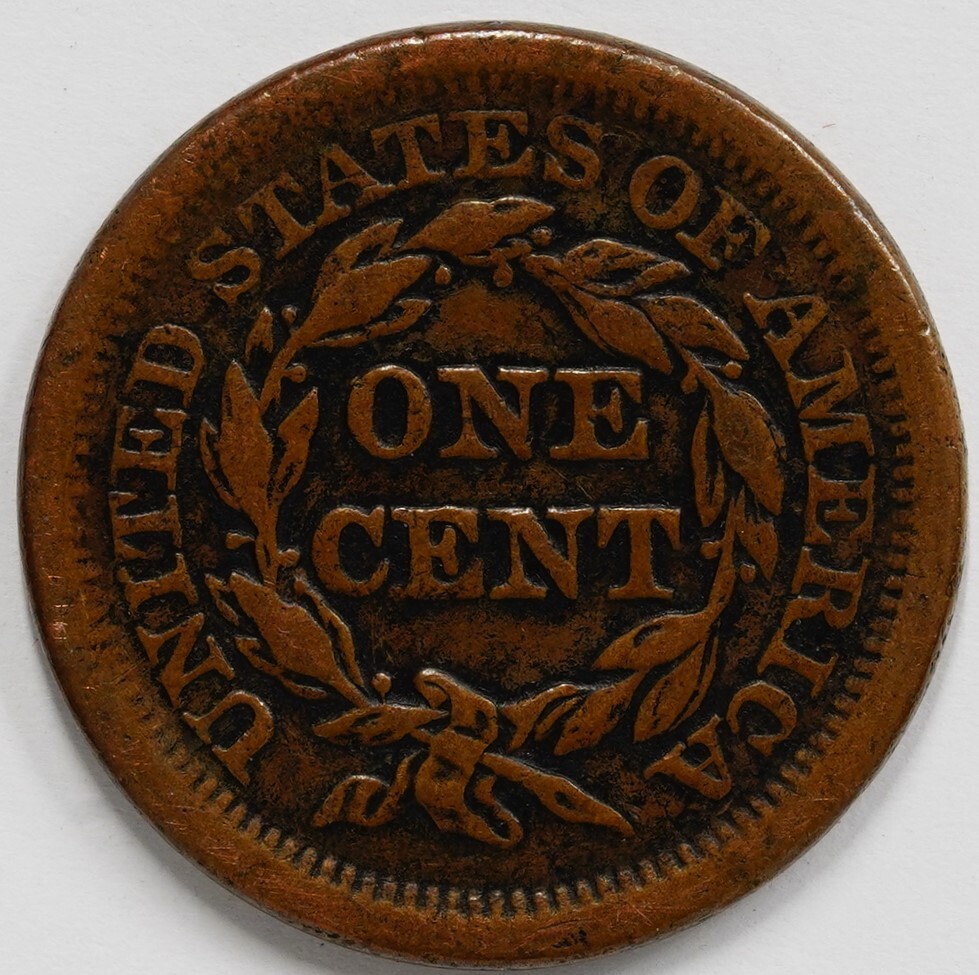 1854 Large Cent