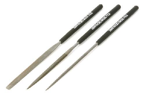 Tamiya #74104 Basic File Set (Smooth Double-Cut) Kit Craft Model Tools NIB