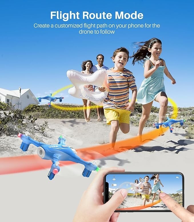 SYMA X400 4 Ch Remote Control Mini Drone, Blue/White