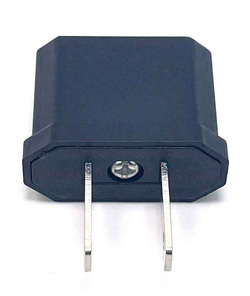 3-Pack Universal AC Power Plug Flat Pin Travel Adapter EU-US