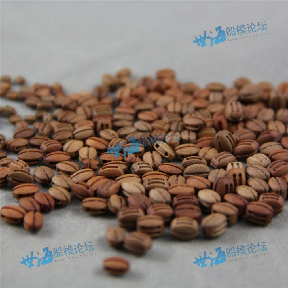 Professional Pulley/DEADEYE/Block Multiple Size Wooden Model Ship Fitting-10 Pcs