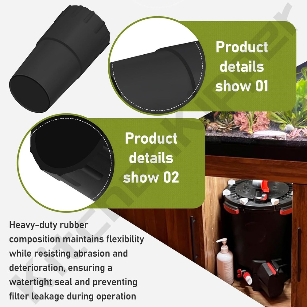 4 PACK A20228 RUBBER CONNECTOR FOR FX5 HIGH PERFORMANCE CANISTER FILTER W