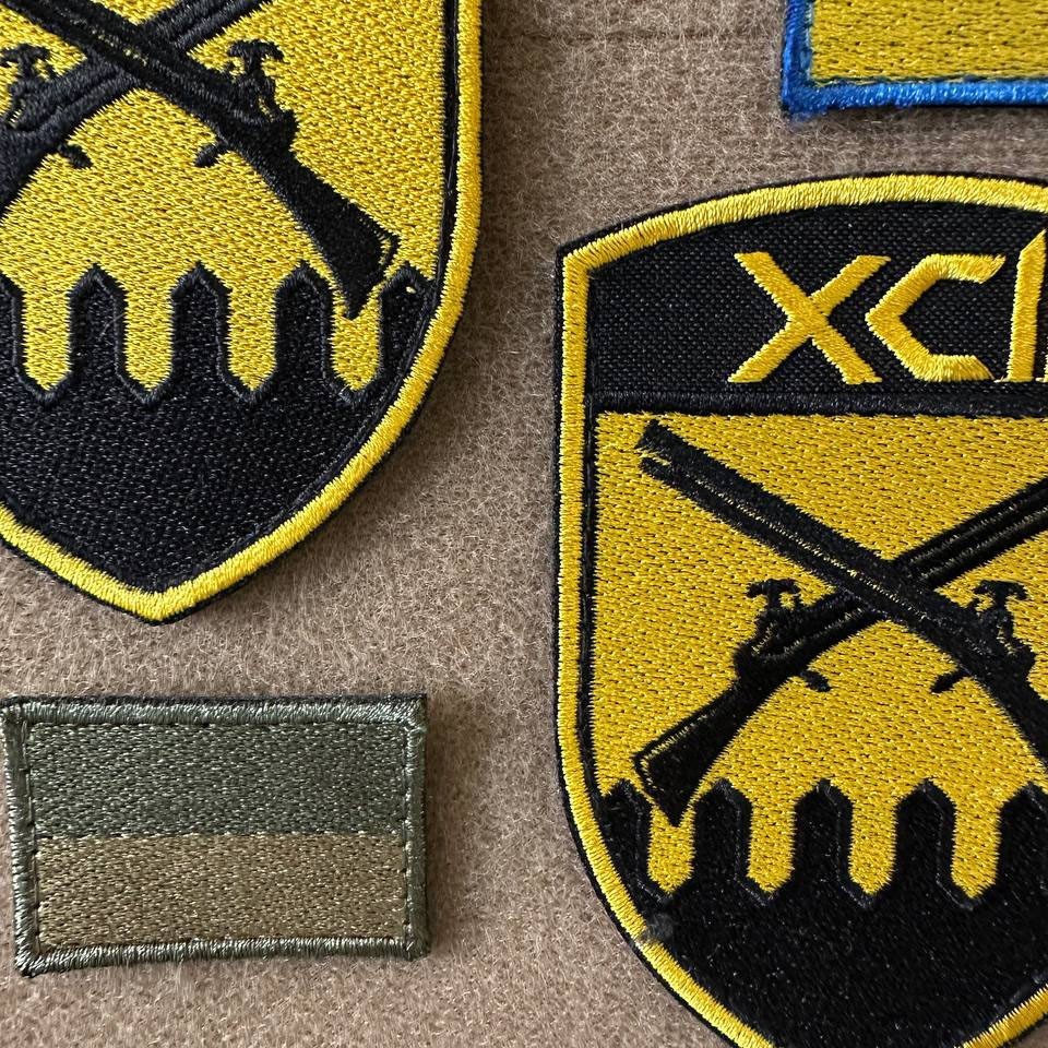 Ukrainian Unit Patch 92nd Separate Assault Brigade Badge Hook * 4 pcs