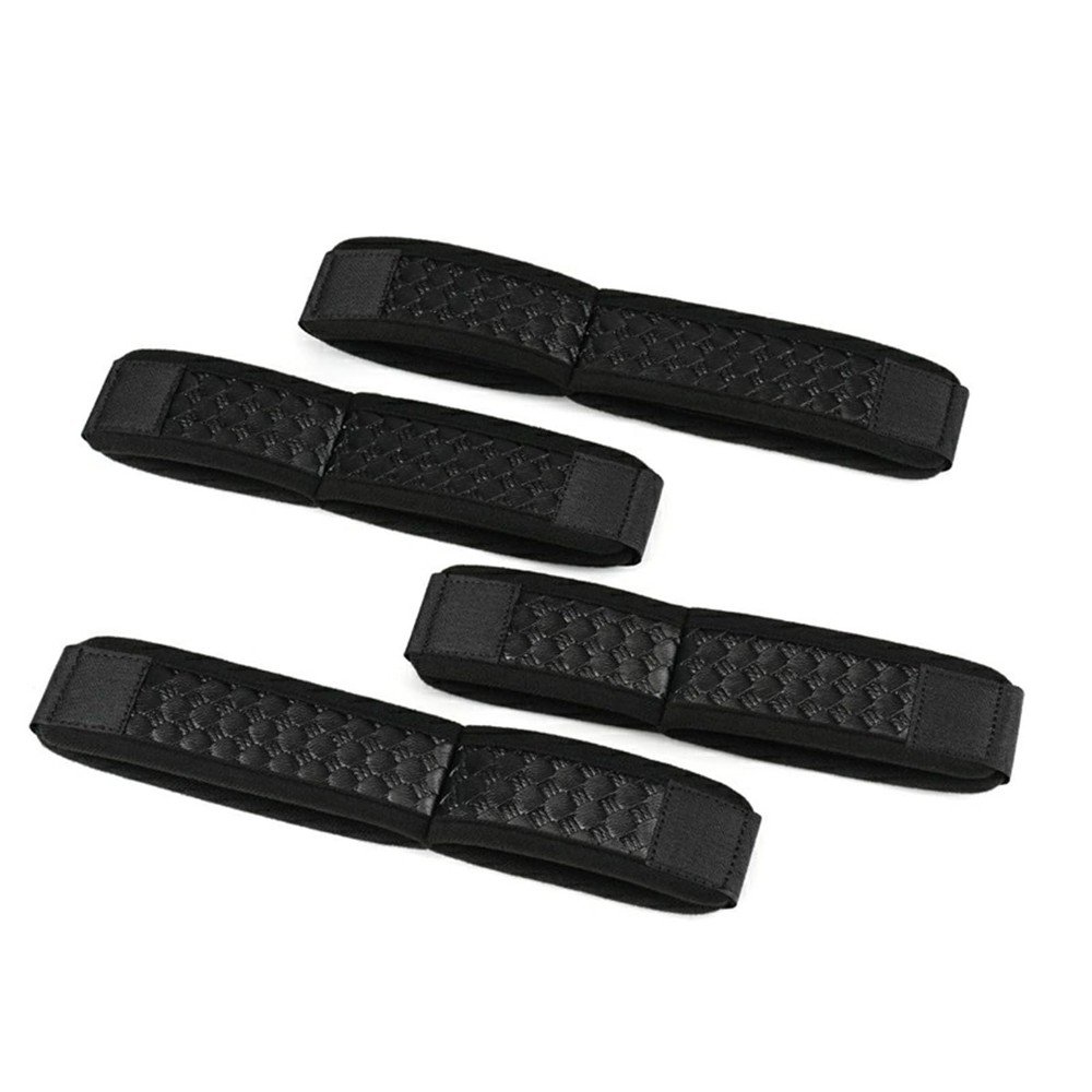 BDSM Bondage Restraints Set Adjustable Handcuffs, Ankle & Calf Cuffs with Ve...