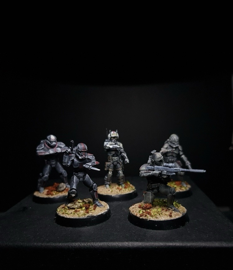Star Wars Bad Batch Legion Scale Miniatures || Handpainted