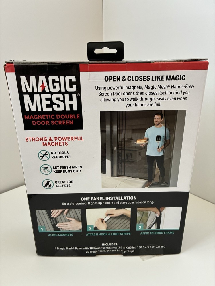 Magic Mesh For Double Screen Door