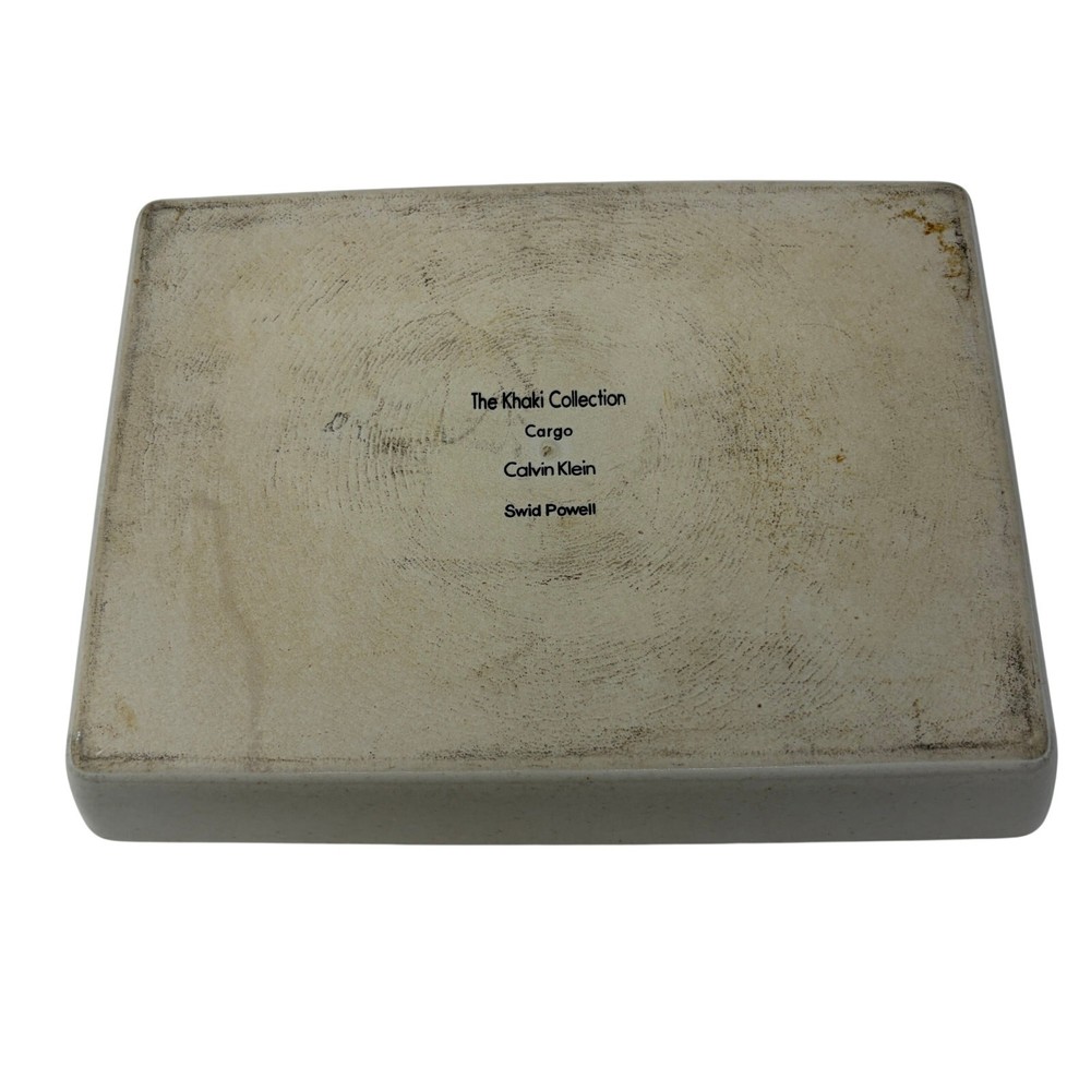 Calvin Klein The Khaki Collection Cargo 11" Rectangular Baker Dish Cream Speckle