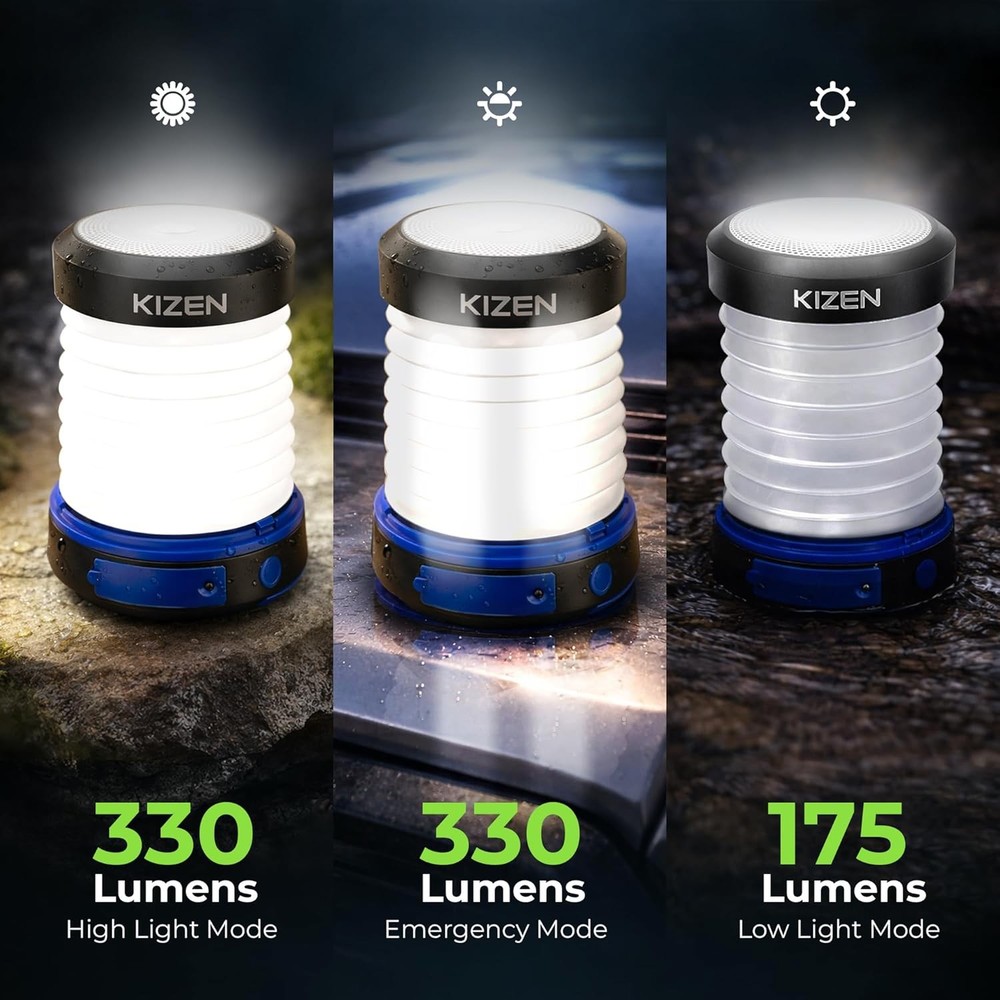 Collapsible Lantern Kizen, Solar Outdoor