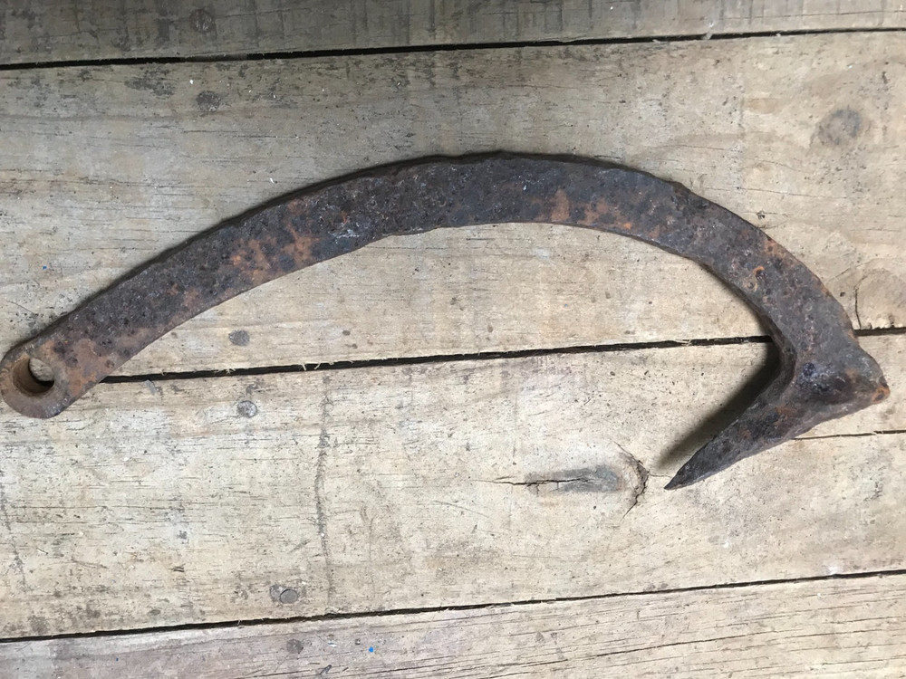 Old Rusty Log Roller Cant Hook Part Peavey Logging Lumberman Rustic Decor