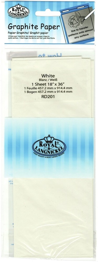White Transfer Paper 18"X36" 1/Pkg