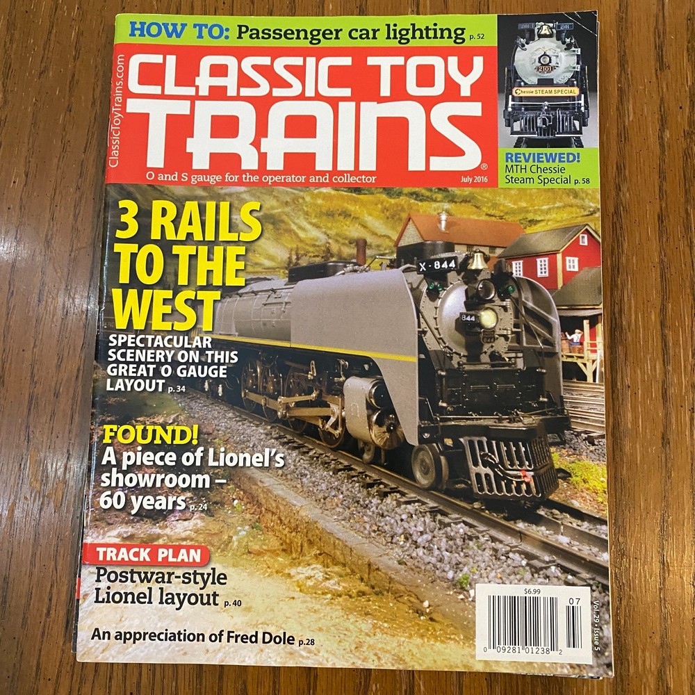 Complete 2016 Classic Toy Trains Magazine Collection – Kalmbach – 9 Issues