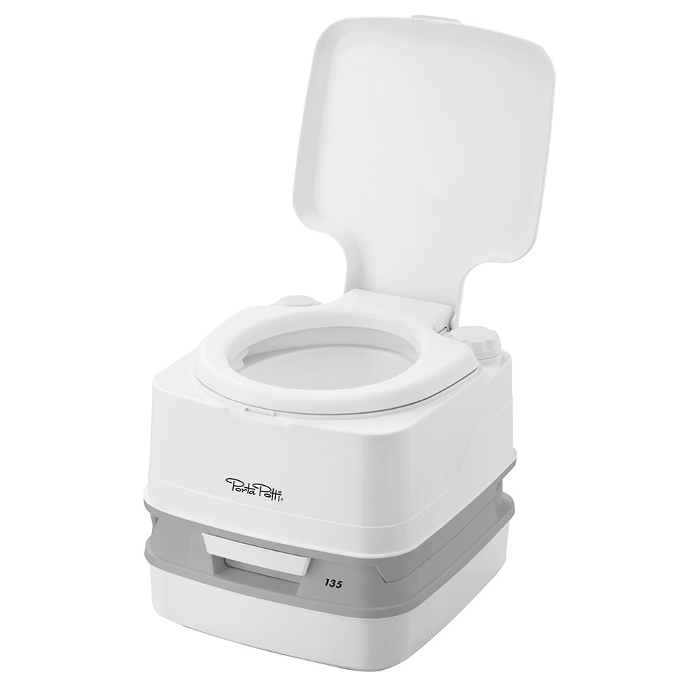 Thetford Porta Potti 135 Marine Toilet w/Hold Down Kit 92861 UPC 028985928614
