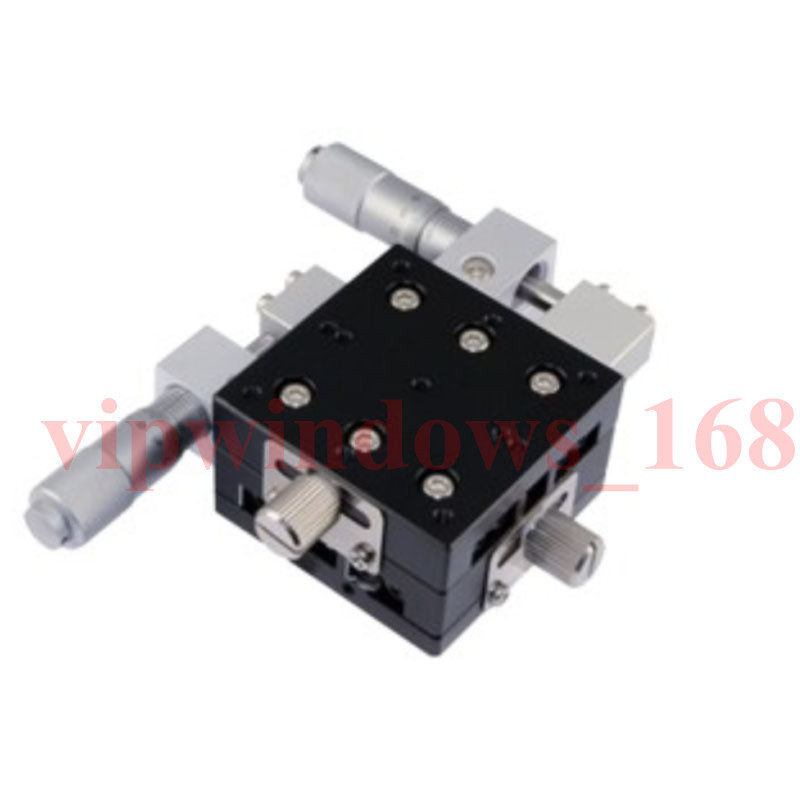 XY Axis Manual Trimming Platform Linear Stage Tuning Sliding Table 40/50/60/90mm