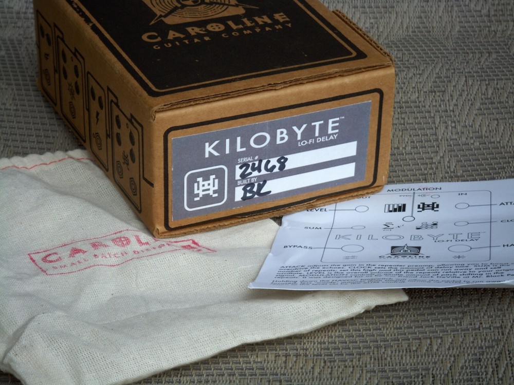 Caroline Kilobyte Guitar Effect Peddle Lo-Fi Delay