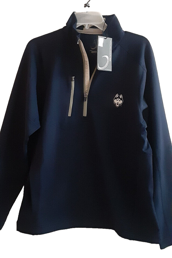 NWT Zero Restriction Z500 1/4 Zip Golf Pullover Navy Malamu Men's M