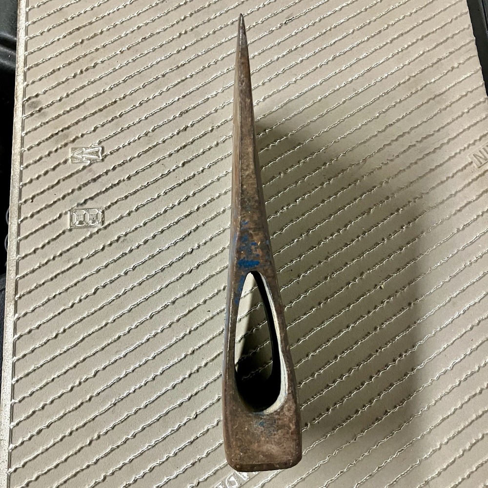 Possibly a Collins Axe Head Michigan Pattern Original Blue Paint
