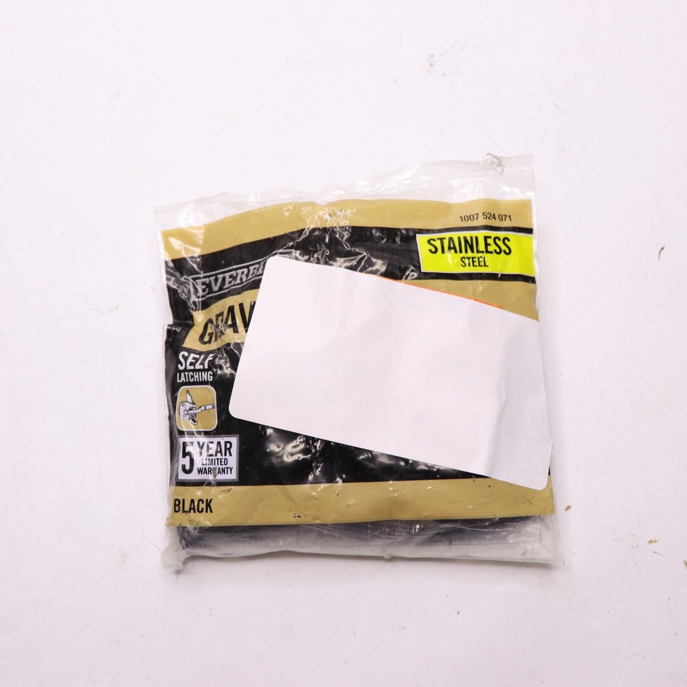 Everbilt Black Stainless Steel Gate Latch