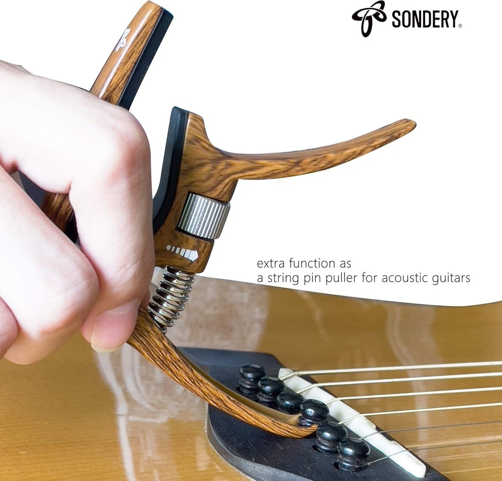 Guitar Capo Trigger Tension Adjustable Professional for 6 Strings Acoustic