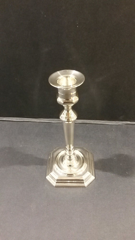 800 SILVER HOUSE silver candle holder gr 195