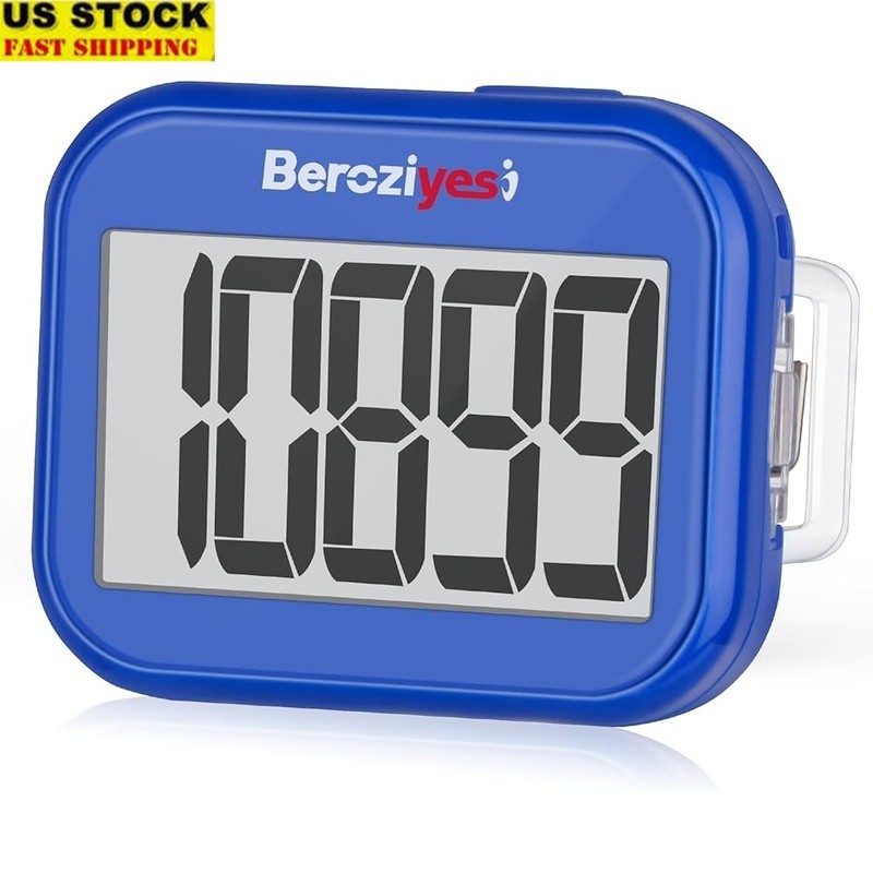 3D Pedometer Step Counter Accurate Tracking Lightweight Long Battery Life New
