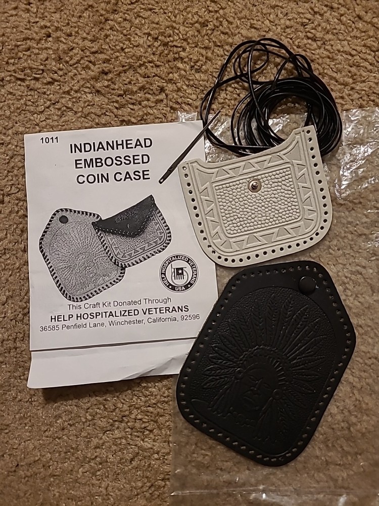 Embossed Coin Case Leather Crafting Kit