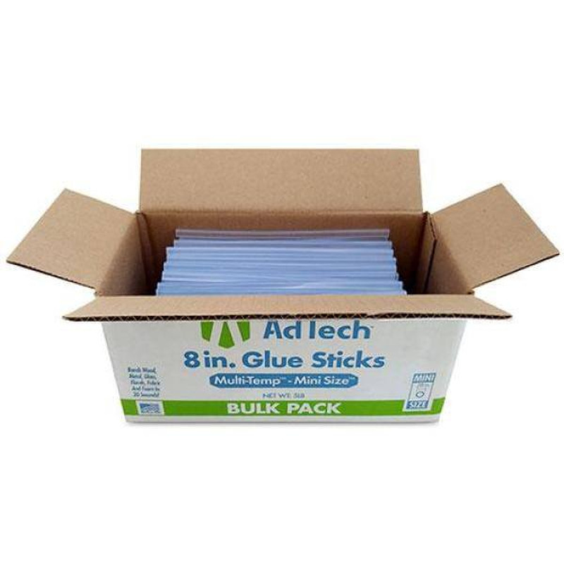 8 In. Mini Size Glue Sticks (5 Lbs. Bulk Pack)