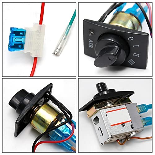 A/C Air Conditioning Evaporator Assembly Unit 12V, Under-Dash A/C 4 Vents