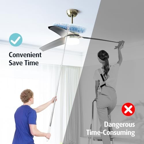 6 ft Extendable Duster Handle with 20 Refills, 20 Count+ 1 Extended Handle