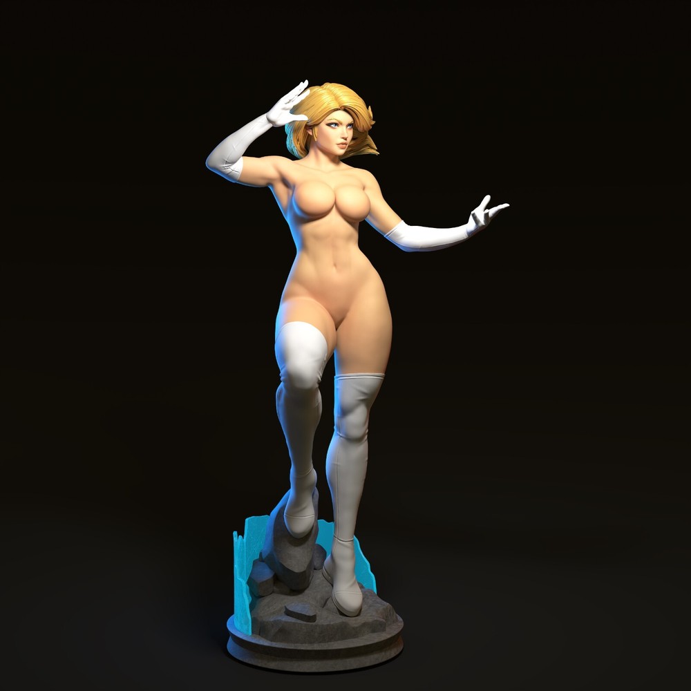 Sue Storm Statue 3D Print Unpainted/Unassembled