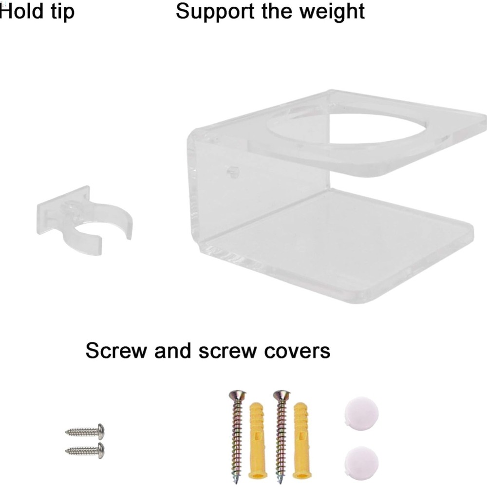 Adjustable Acrylic Floating Shelf: Clear Lightsaber Wall Rack Included