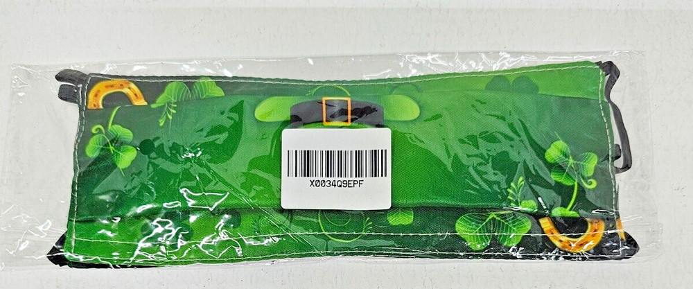 2 pack St Patrick's day face mask