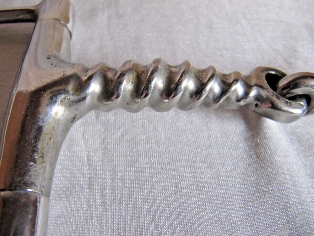 5” Corkscrew English Hunter D-Ring Snaffle Bit