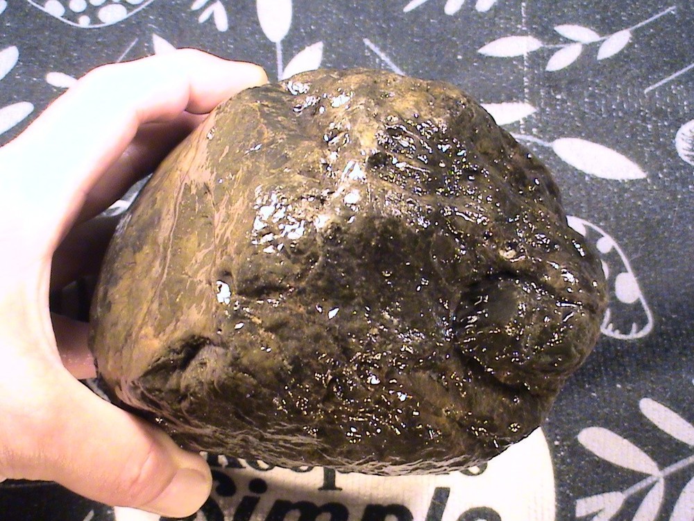 Black Chalcedony Jasper Agate, Solid Rough Lapidary Rock, 7 LBS, 6 OZ, #337