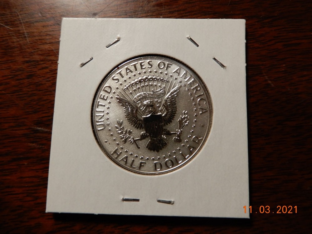 2018 S Reverse Proof Silver Kennedy Half Dollar From Proof Set