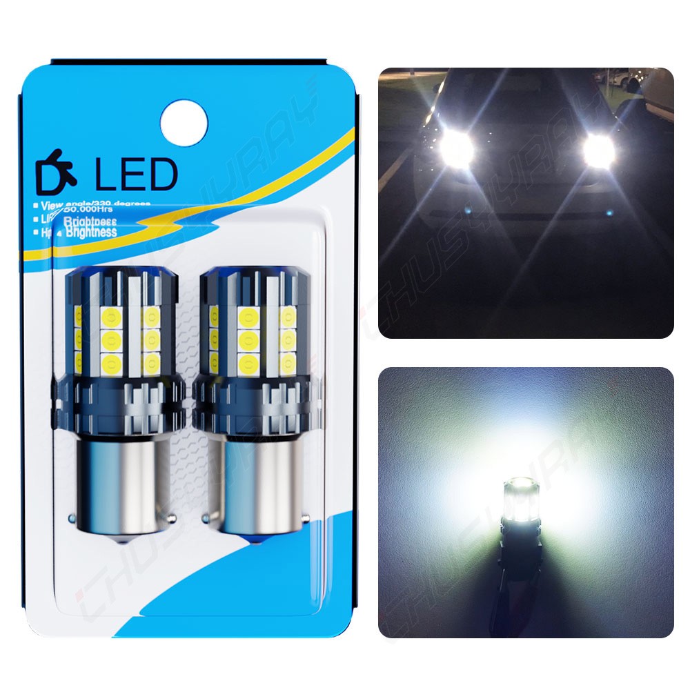 LED 1156 Reverse Light Backup Super Bulbs Bright White 6000K 5000LM